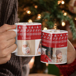Morföräldrar jul 5 morbarn Foto Red Kaffemugg