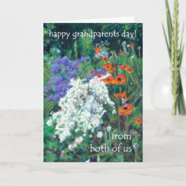 Morföräldrars dagskort - från oss båda - Poppies Kort
