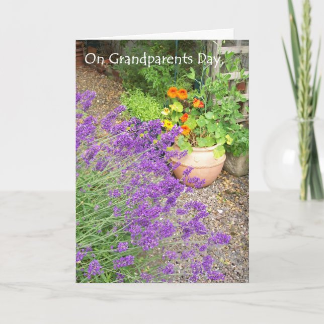 Morföräldrars dagskort kort (Framsida)