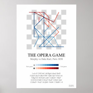 Morfys opera schess-spel poster