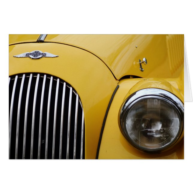 Morgan 5 Classic Car Hälsningskort (Framsidan Horizontal)