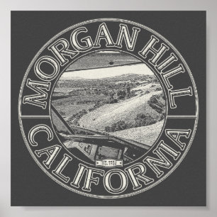 MORGAN BACKE CALIFORNIA - DIABLO RANGE BACKE POSTER