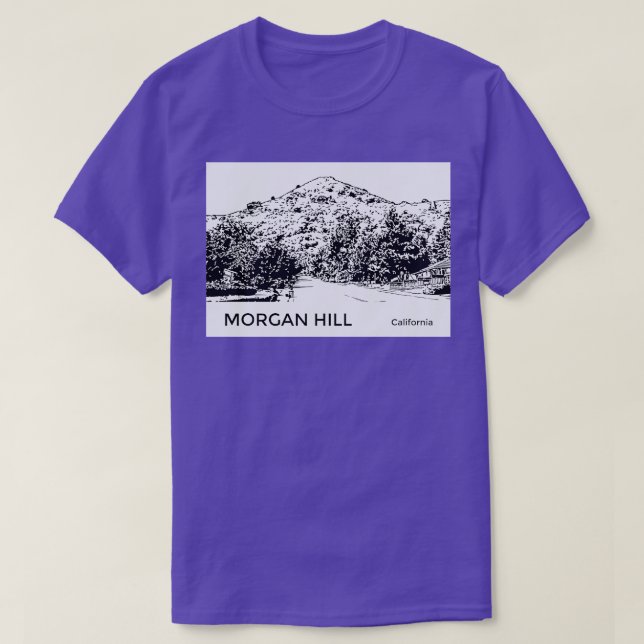 Morgan Backe California TShirt T Shirt (Design framsida)