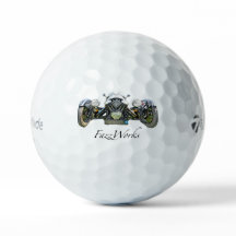Morgan Car Golf Boll med FazzWorks Logotyp
