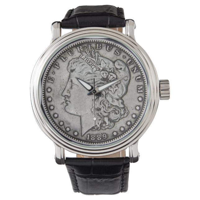 Morgan Dollar Watch Armbandsur (Framsida)