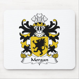 Morgan familjvapensköld musmatta