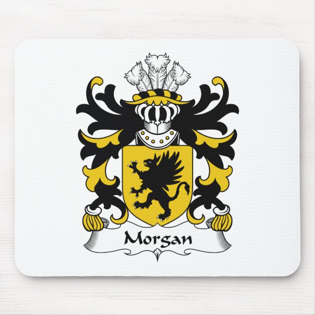 Morgan familjvapensköld musmatta (Framsidan)
