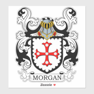 Morgan Family Crest Klistermärken