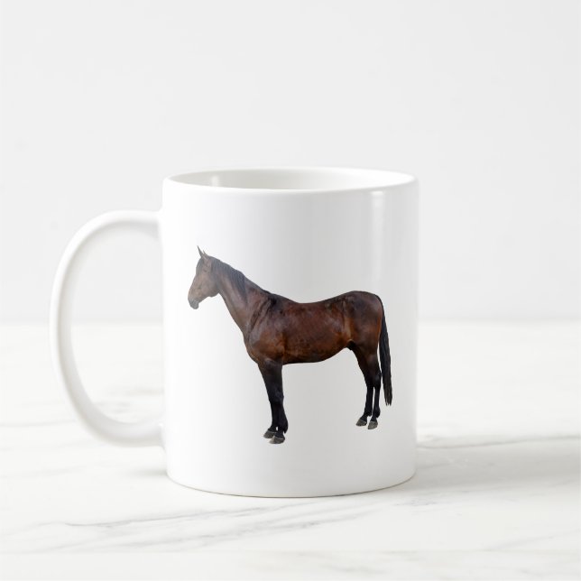Morgan-häst i profil kaffemugg (Vänster)