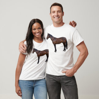 Morgan-häst i profil t shirt
