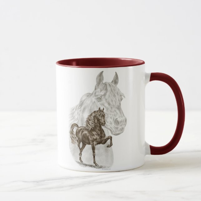 Morgan Horse Art Mugg (Höger)