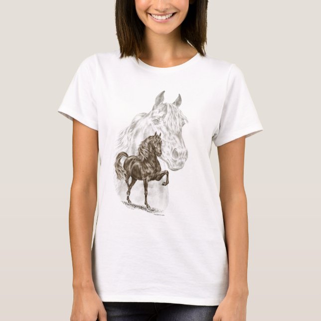 Morgan Horse Art Tröja (Framsida)