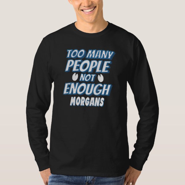Morgan Horse Rider T Shirt (Framsida)