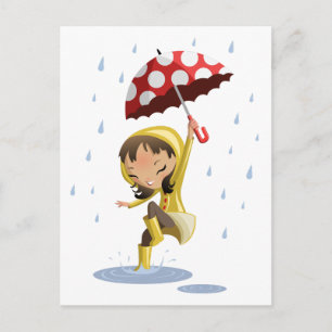 Morgan i Rain Vykort