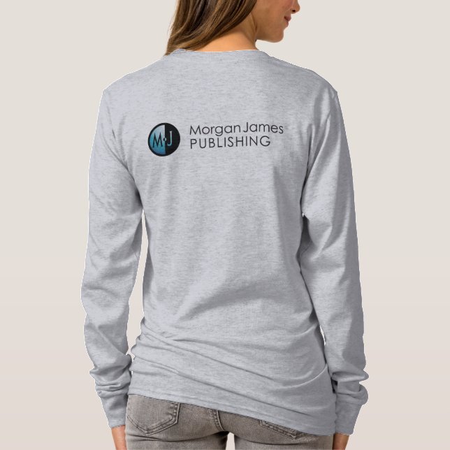 Morgan James kvinna grundläggande utslagsplats för T-shirt (Baksida)