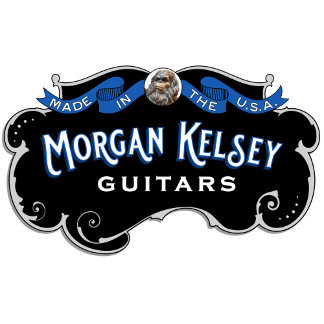Morgan Kelsey Guitars Logotyp T Shirt