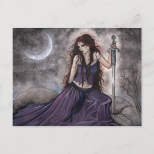 Morgan Le Fay  Fantasy Postkort Vykort
