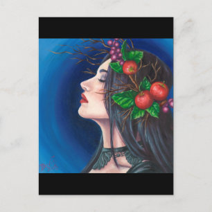 Morgan Le Fay Postcard Sorceress Postcard Camelot Vykort