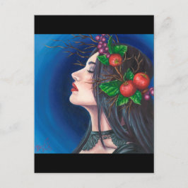 Morgan Le Fay Postcard Sorceress Postcard Camelot Vykort