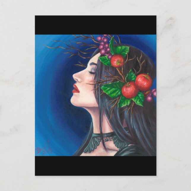 Morgan Le Fay Postcard Sorceress Postcard Camelot Vykort (Framsida)