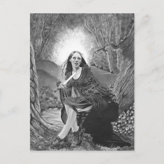 Morgan Le Fay Postcard Vykort (Framsida)