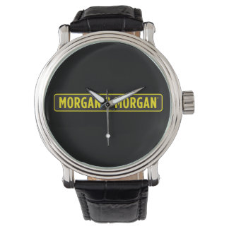 Morgan & Morgan Liten Rund Knapp Armbandsur