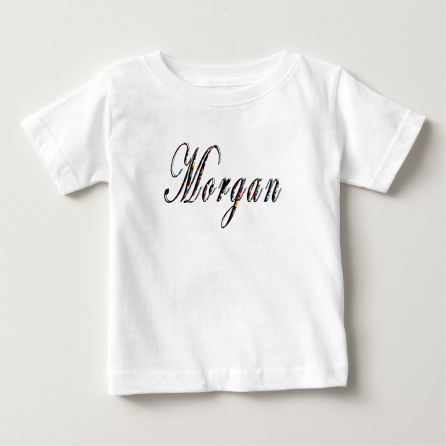 Morgan Namn Logotyp T Shirt (Framsida)