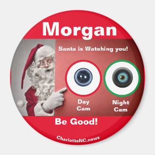 MORGAN Santa tittar på Magnet
