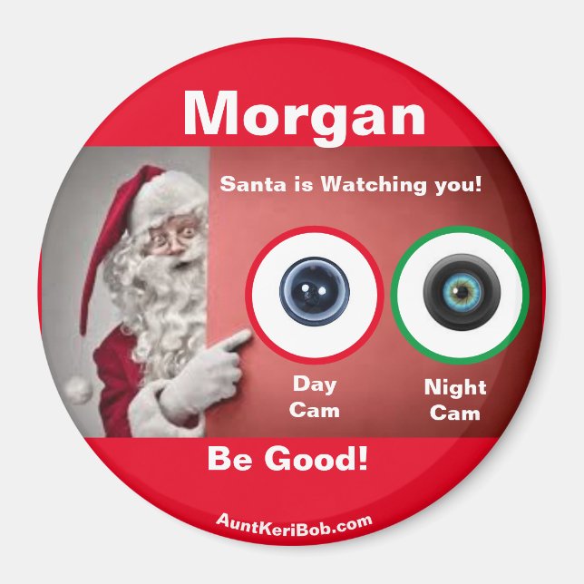 Morgan Santa tittar på Magnet (Framsidan)