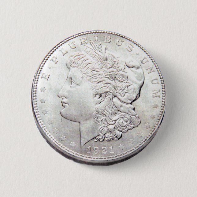 MORGAN SILVER DOLLAR KNAPP (Framsida)