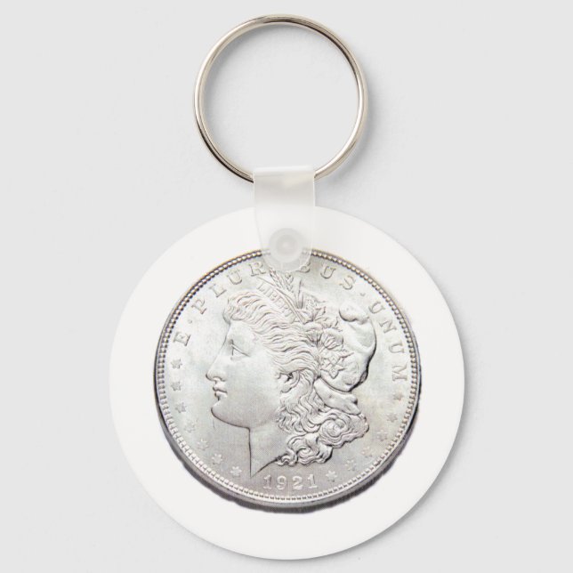 MORGAN SILVER DOLLAR NYCKELRING (Framsida)