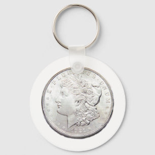 MORGAN SILVERDOLLAR NYCKELRING