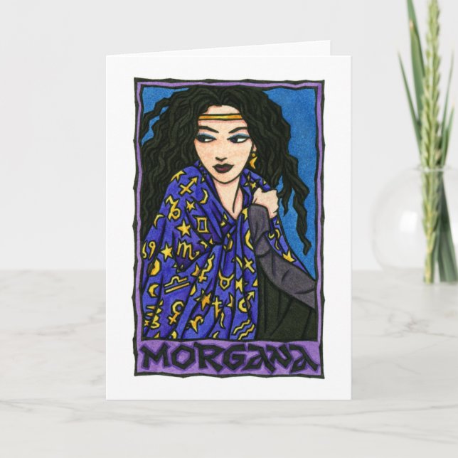 Morgana hälsningkort kort (Framsida)