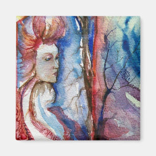 MORGANA/Magic and Myasty,Rosa Blue Fantasy Magnet