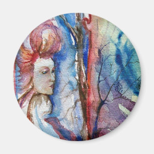 MORGANA/Magic and Myasty,Rosa Blue Fantasy Magnet