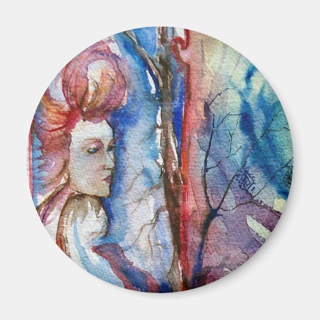 MORGANA/Magic and Myasty,Rosa Blue Fantasy Magnet (Framsidan)