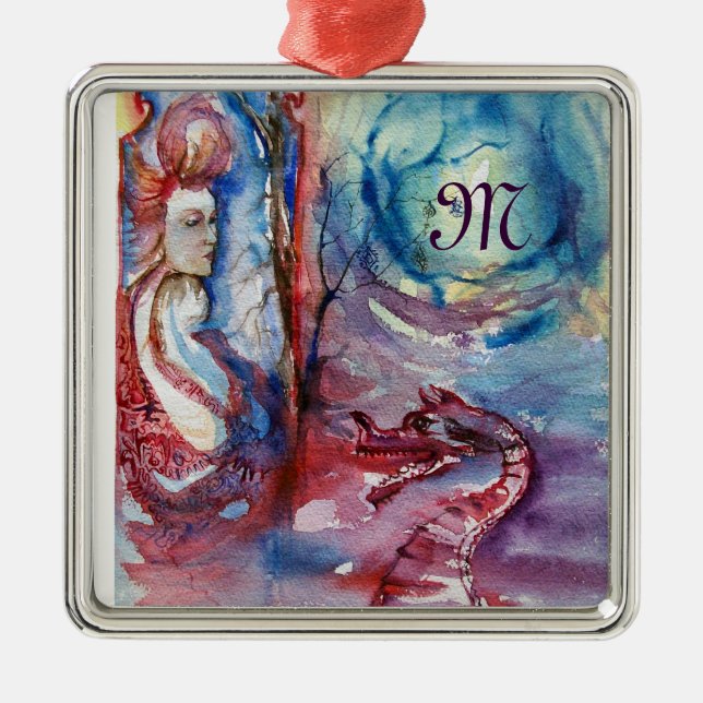 MORGANA monogram Julgransprydnad Metall (Framsidan)