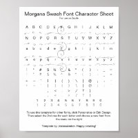 Morgana Swash Teckensnitt Karaktärsreferens