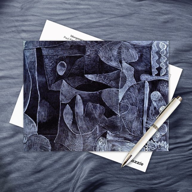 Morgangrau Surrealism Abstrakt Paul Klee Vykort (Skapare uppladdad)