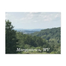 Morgantown WV Photo Mountains Postcards