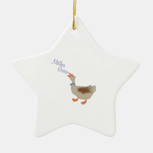 Morgås Julgransprydnad Keramik