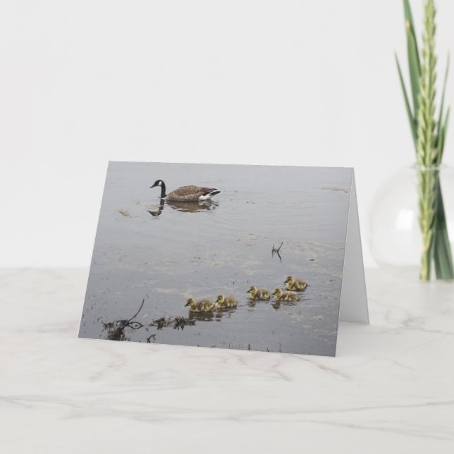 Morgås och Goslingsmors dagkort Kort (Framsida)