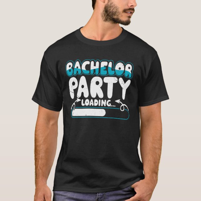 Morgengavsparty Crew Frisör Bröllop Groom Rolig T Shirt (Framsida)