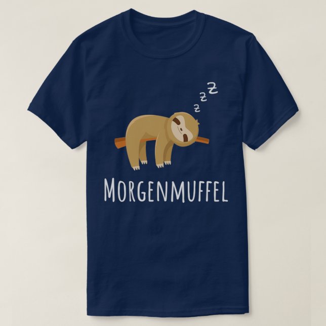 Morgenmuffel T Shirt (Design framsida)