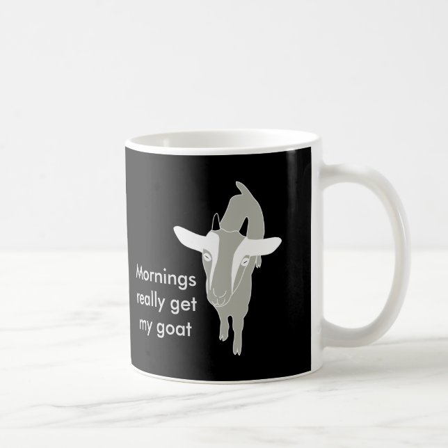 Morgnar får min getmugg kaffemugg (Höger)