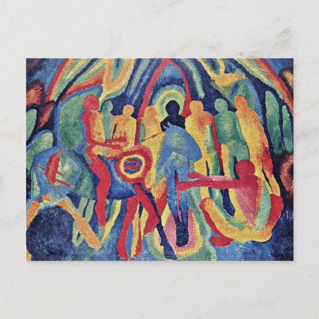 Morgner Wilhelms inresa i Jerusalem Vykort (Framsida)