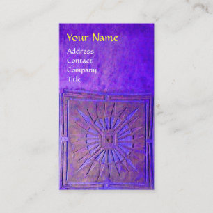 MORGNING STAR, MONOGRAM VISITKORT