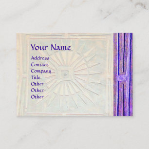 MORGNING STAR, MONOGRAM VISITKORT