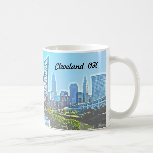 Morgon Cleveland Ohio Mugg (Höger)