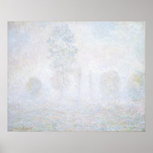 Morgon Dimma - Claude Monet Fine Art Poster
